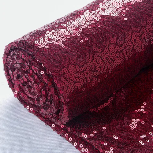 Vista 35 de ShinyBeauty 1 Yarda de Tela Negra por Yarda, Tela de Lentejuelas para Coser, Tela con Purpurina, Material de Lentejuelas por Yarda, Confección