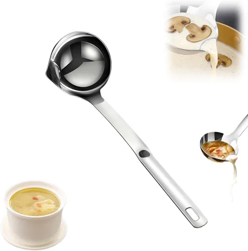 Vista 7 de Stainless Steel Oil Separator Soup Ladle,2026 NEW Fat separator，2