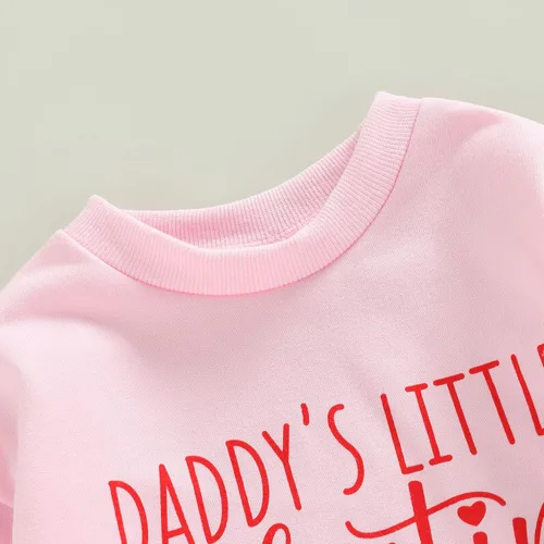 Vista 85 de SOLILOQUY Traje de manga larga con cuello redondo para el primer día de San Valentín para bebé niño y niña, mameluco de corazón de amor