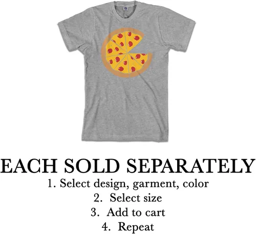 Vista 2 de Camiseta con gráfica de pizza y rebanadas de pizza Juego de camisetas para la familia con texto Mom, Dad, Baby, Son, Daughter