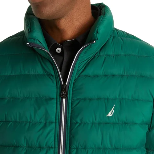 Vista 45 de Chaqueta Nautica de hombres elastizada Reversible peso medio