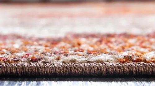Vista 3 de Unique Loom - Tapete con diseño abstracto, informal, moderno y contemporáneo de la colección otoñal, rectangular de 5 x 8 pies, diseño rústico
