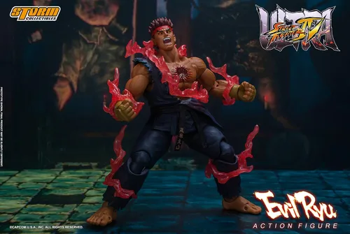 Vista 13 de Storm Collectibles - Ultimate Street Fighter IV - Evil Ryu, figura de acción 1/12