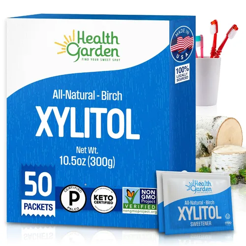 Vista 7 de Health Garden Birch Xylitol Sweetener - Xylitol Sugar Substitute - 2.5 lb