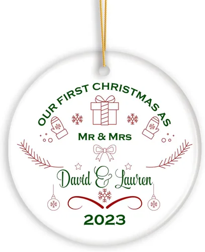 Vista 14 de Adorno con nombre personalizado, bailarina de ballet de Navidad, adorno personalizado para amantes del ballet, adornos de Navidad de ballerina