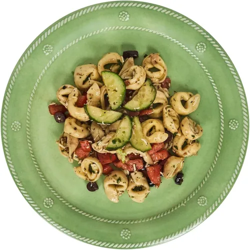 Vista 2 de Juliska Berry & Thread Melamine Dinner Plate Set/4 - Seagrass