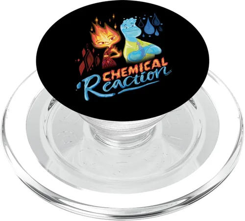 Vista 8 de PopGrip intercambiable de reacción química elemental Ember & Wade de Disney y Pixar