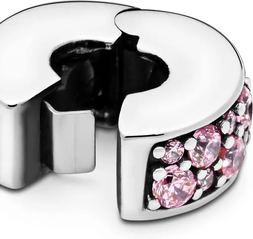 Vista 4 de Pandora Shining Elegance Rosa Clip 791817pcz