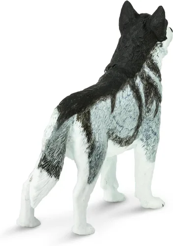 Vista 5 de Safari Ltd. Figura de Husky Siberiano – Figura detallada de plástico de 3.25 pulgadas – Divertido juguete educativo para niños, niñas y niños a