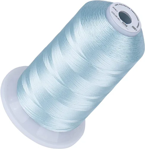 Vista 91 de Simthread 5500 yardas de hilo de bordar, 5000M de alto rendimiento 40WT 100% hilo de poliéster – 170+ colores vívidos, clasificado de alta velocidad