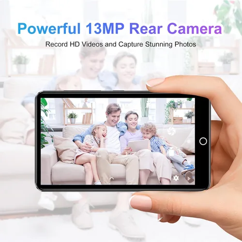 Vista 3 de Reproductor de MP3 Conrain de 80GB con Bluetooth y WiFi, Reproductor de MP3 Android con pantalla táctil de 4.02" con cámara trasera de 13MP