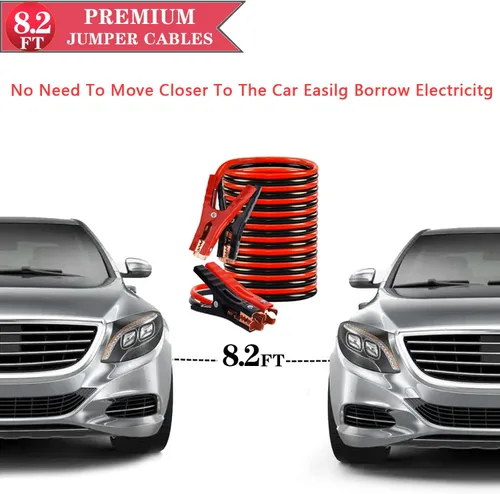 Vista 5 de LIANXIN Kit de Emergencia para Automóvil en Carretera - Kit de Seguridad para Automóvil Kit de Emergencia para Automóvil con Cables Puente Kit