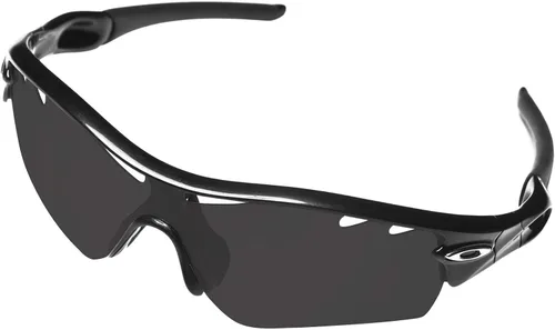 Vista 2 de BroLizard - Lente polarizada de repuesto para gafas de sol Oakley Radar Path ventiladas, negro