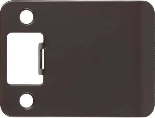 Vista 26 de Placa de impacto de esquina redonda con reborde extendido, 2-1/4" x 1-1/2", (2" de longitud total), latón antiguo de Stone Harbor Hardware