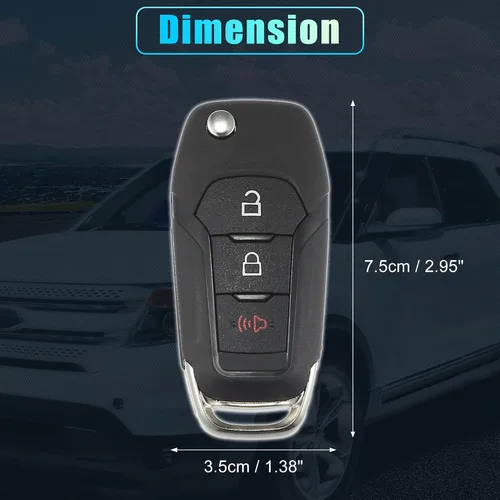 Vista 6 de X AUTOHAUX 315MHz N5F-A08TAA Reemplazo inteligente de proximidad sin llavero remoto para Ford F150 F250 F350 2015-2019 para F450 F550 2018-2019