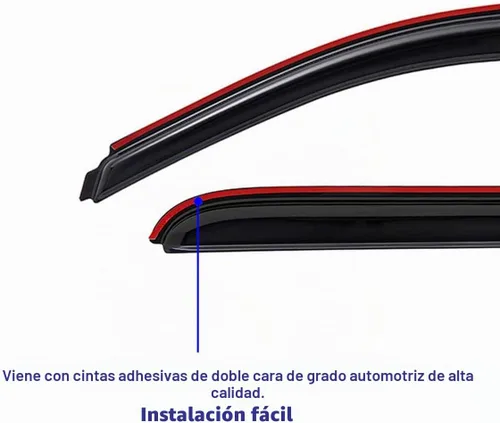 Vista 6 de Lightronic Visera de ventana de ventilación automática con clip extra duradero, compatible con Chevrolet Tahoe 2015-2020, GMC Yukon, Cadillac
