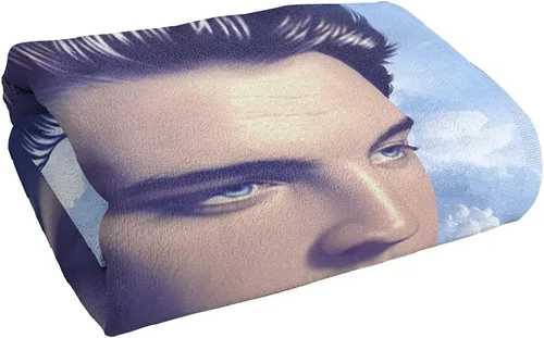 Vista 3 de Trevco Elvis Presley Big Portrait - Toalla de playa con licencia oficial de 30 x 60 pulgadas