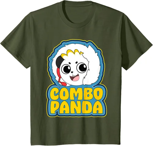 Vista 14 de Ryan's World Arctic Adventures Combo Panda Camiseta, Azul / Patchwork, S Azul Marino