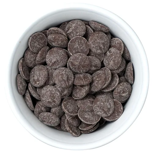 Vista 3 de Obleas de chocolate negro para derretir, bolsa a granel de 2 libras, chocolate, discos de caramelo de chocolate derretido para hornear, sumergir