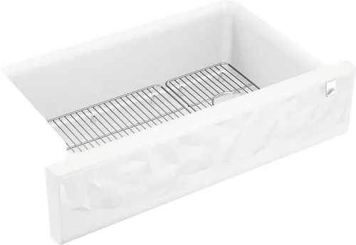 Vista 58 de Kohler K-8223-CM5 Cairn - Grifos para fregadero de cocina, color beige mate