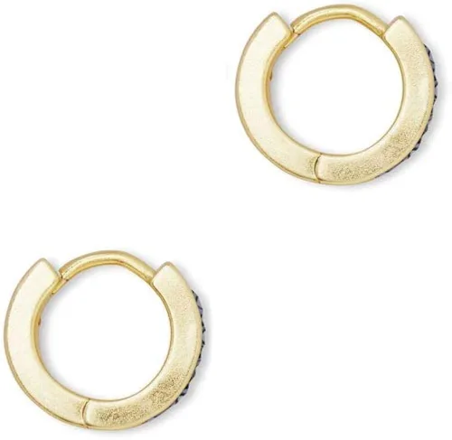 Vista 2 de Kendra Scott Pendientes Jack Huggie, Latón Oro rosa