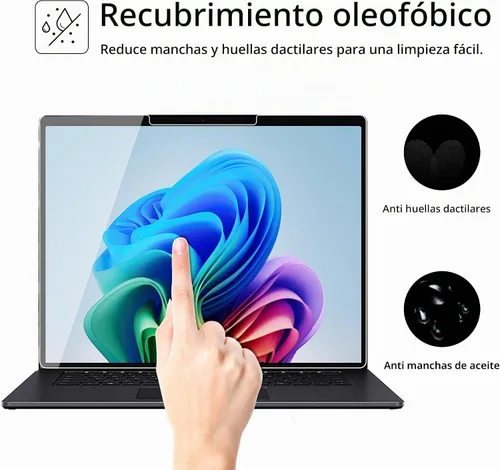 Vista 6 de Protector de pantalla Megoo ArmorShield para Surface Laptop 13.8" 8/7