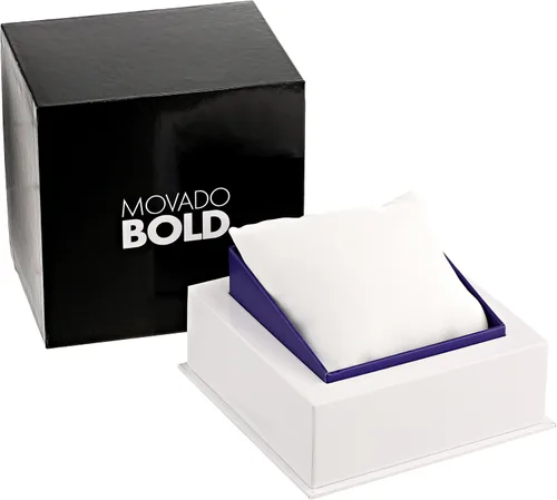 Vista 3 de Movado 3600358 Reloj analógico de acero inoxidable chapado en oro de cuarzo para mujer, Oro, Cronógrafo, movimiento de cuarzo