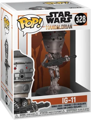 Vista 12 de Funko Star Wars: The Mandalorian Figura de acción de infantería pesada Mandalorian