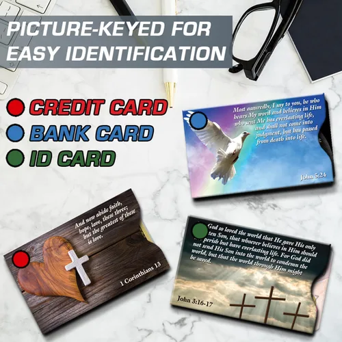 Vista 2 de Identity Stronghold - Fundas de bloqueo RFID, juego de 20 (16 tarjetas de crédito + 4 pasaportes) - Protector de pasaporte y tarjeta de crédito