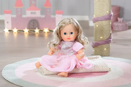 Vista 2 de Baby Annabell 707159 Sweet Princess - Muñecas pequeñas de 14.2 in, adecuadas para niños de 1 año en adelante, incluye colgador para vestido y ropa