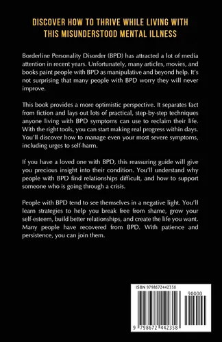 Vista 2 de Borderline Personality Disorder A Complete BPD Guide for Managing Your Emotions and Improving Your Relationships