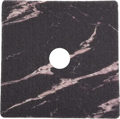 Vista 7 de Enkosi Alfombra de ducha antideslizante Loofah para suelos de ducha, bañera, baños, zonas húmedas, alfombrilla de baño acolchada con agujeros