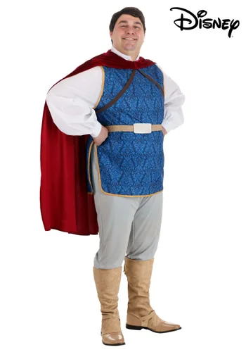 Vista 2 de Disfraz de Príncipe para Hombre Talla Plus de Blancanieves de Disney Multicolor