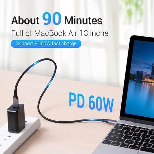 Vista 8 de Bloque de cargador de pared USB C para iPhone y cable USB C a USB C