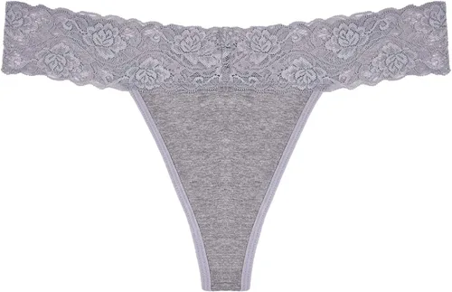 Vista 4 de Sunm Boutique Lace Thongs for Women Thong Underwear Women Lace Panties Women Underwear Cotton Thongs for Women Pack