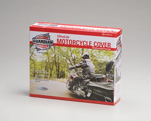 Vista 2 de Funda Dowco Guardian para todos los climas, para motocicletas deportivas, M, Gris