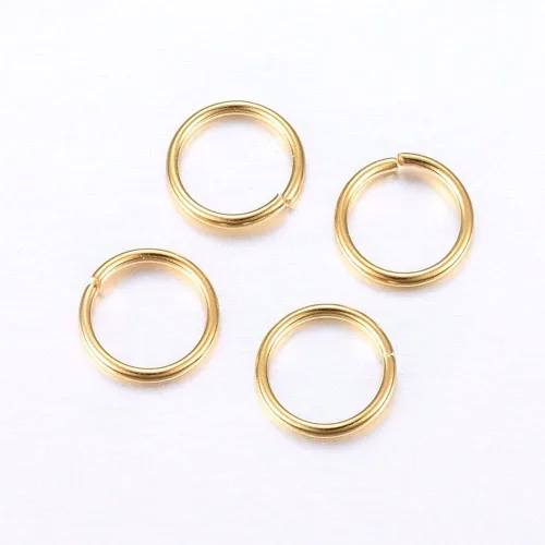 Vista 6 de HDSupplies 100 piezas - 4mm de argollas de acero inoxidable 304 de tono negro - Calibre 22 (espesor de 0.6mm)