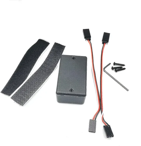 Vista 2 de FainWan Caja sellada impermeable RC, modelo de control remoto para coche y barco, receptor dedicado a prueba de agua, caja sellada