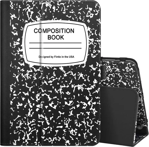 Vista 20 de Fintie - Funda de piel sintética con función atril para Amazon Fire HD 8 y Fire HD 8 Plus (10ª generación, versión 2020), color negro