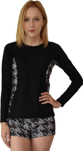 Vista 18 de Private Island Camiseta de entrenamiento de manga larga para mujer con protección UPF 50+ (RGT)