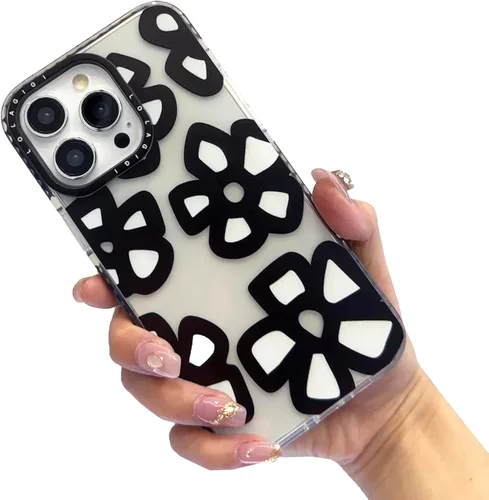 Vista 14 de Funda para iPhone 13, lindo diseño artístico de líneas faciales, diseño kawaii femenino estético patrón de dibujos animados para mujeres, niñas