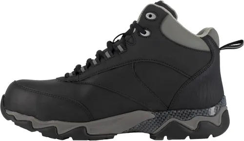 Vista 3 de Reebok Met Guard - Botas de senderismo atléticas impermeables con puntera compuesta, color negro