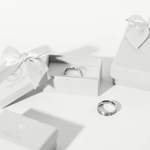 Vista 6 de Personalized Ring Custom Engraved Ring personalized dad gift Mens Ring Personalized Gifts for Him Personalized Gifts for Father's Day Personalized