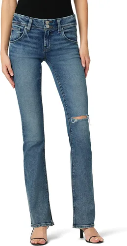 Vista 8 de HUDSON Jeans Beth Baby Bootcut para mujer con bolsillos traseros con solapa Acorn