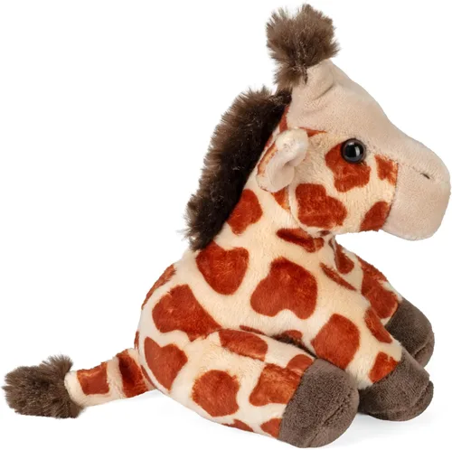 Vista 5 de Wild Republic Pocketkins - Jirafa ecológica, animal de peluche, 5 pulgadas, hecho de materiales reciclados, respetuoso con el medio ambiente