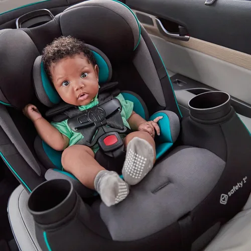 Vista 10 de Safety 1st Grow and Go Asiento de coche convertible todo en uno delgado, orientado hacia atrás, de 2.3-18 kg, orientado hacia adelante (14–29 kg)
