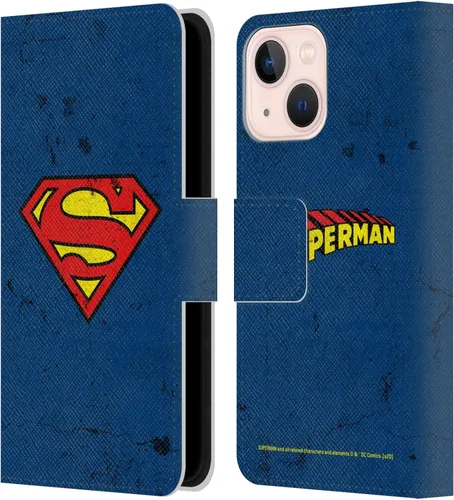 Vista 8 de Head Case Designs Funda de piel con licencia oficial de Superman DC Comics con logotipos negros y rojos compatible con Apple iPhone 11