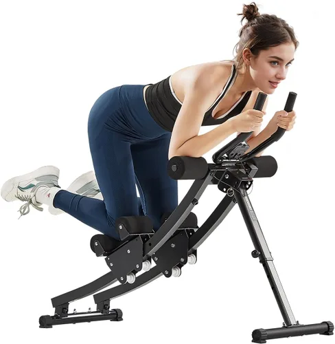 Vista 11 de VEVOR AB Workout Machine, Ab Workout Equipment at Home Gym, Core & Abdominal Trainers for Women, 440 lbs Weight Capacity Strength Training Ab