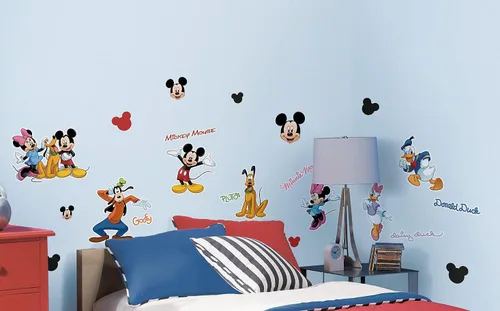 Vista 2 de Roommates Rmk1507Scs calcomanía autoadhesiva de Mickey And Friends, por 30