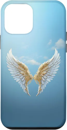 Vista 15 de Funda para iPhone 13 Heavenly Golden Angel Wings